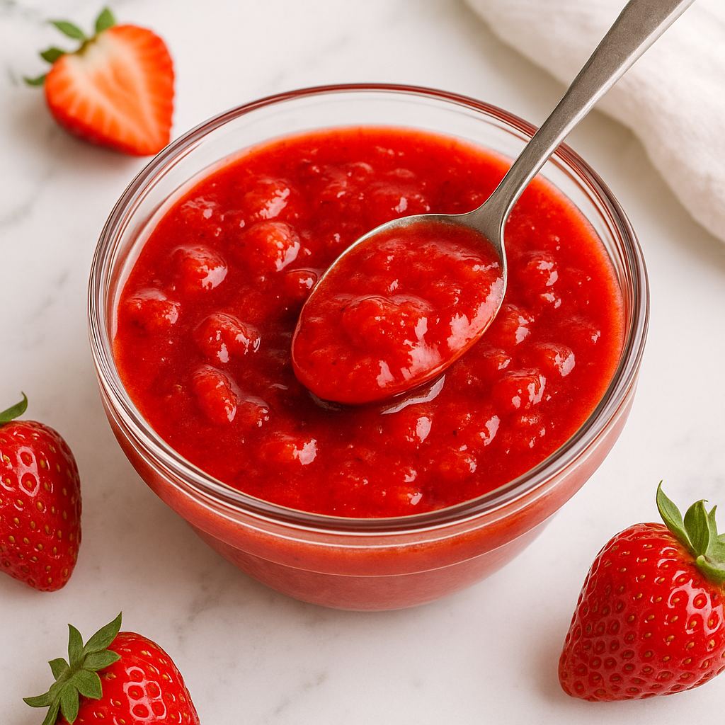 strawberry sauce